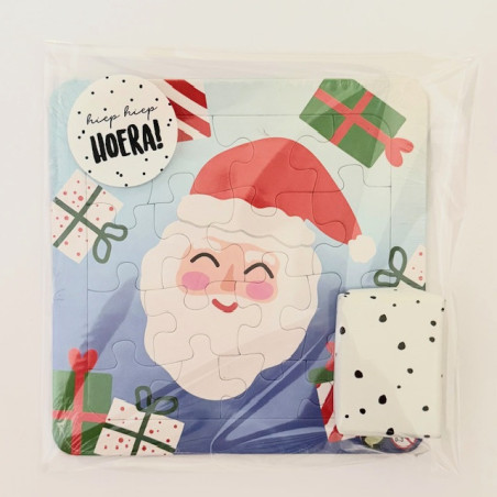 traktatie kerstpuzzel