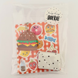 fastfood sleutelhanger traktatie
