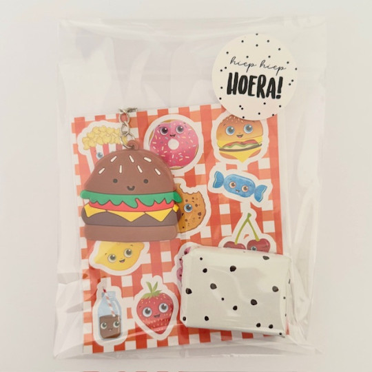 fastfood sleutelhanger traktatie