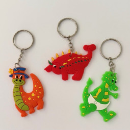 Grappige dino sleutelhanger