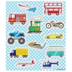 fun stickers stoere voertuigen