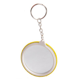 smiley sleutelhanger spiegeltje