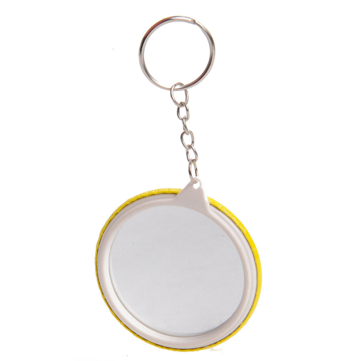 smiley sleutelhanger spiegeltje