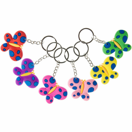 vlinder sleutelhanger