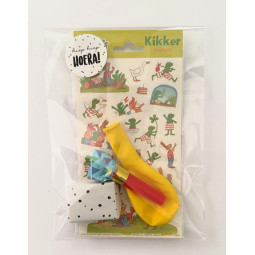 traktatie stickers kikker