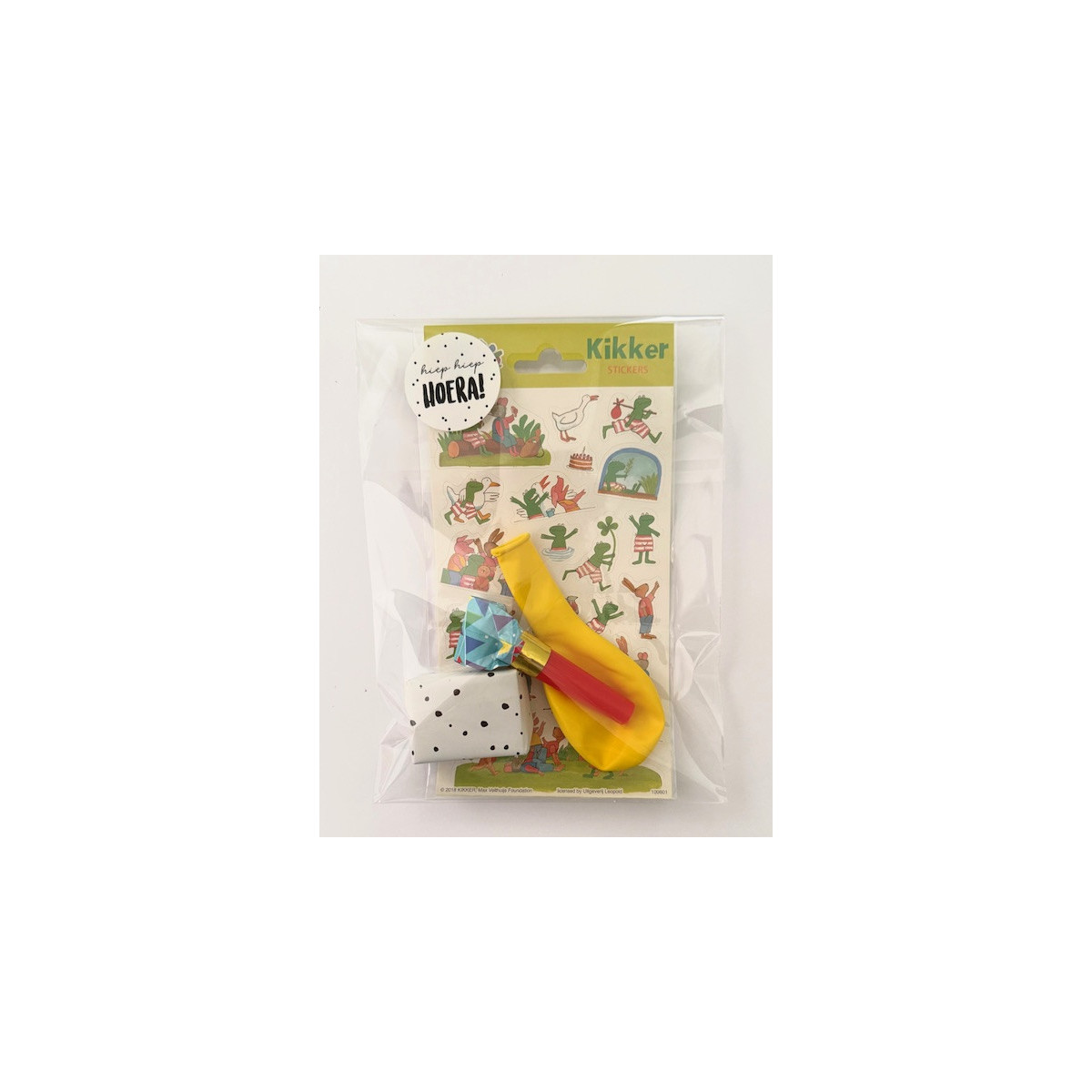 traktatie stickers kikker