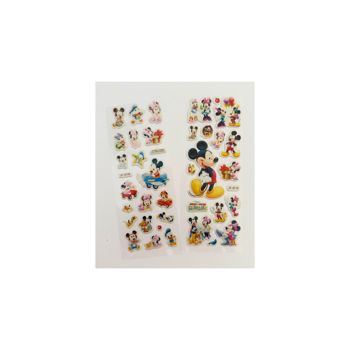 Mickey en Minnie Mouse stickers