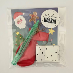 kerst bellenblaas traktatie