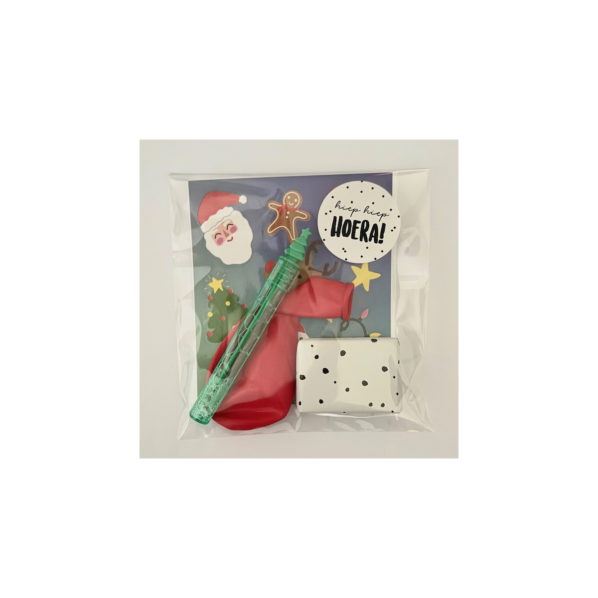 kerst bellenblaas traktatie