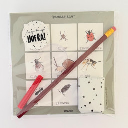 speurneuzenkaart vergrootglas insecten traktatie