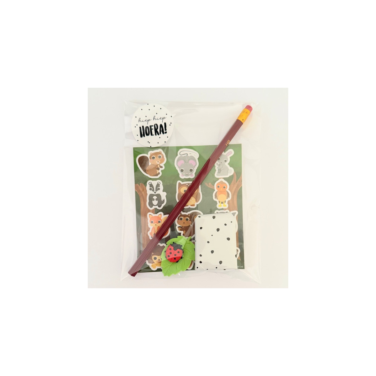 herfst bosdieren stickers traktatie