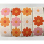 bloem stickers roze oranje