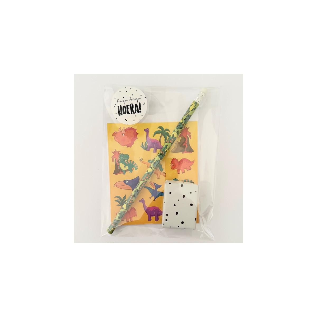 dino traktatie stickers