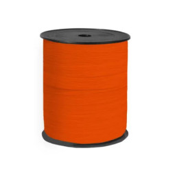 Paperlook lint oranje 10 mm  (5 meter)