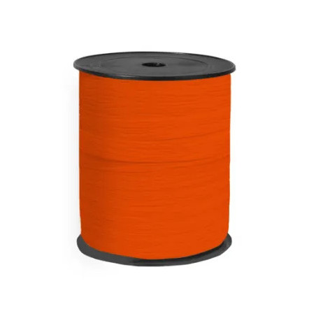 Paperlook lint oranje 10 mm  (5 meter)