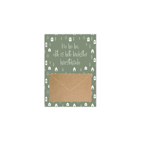 Kerst Geldkaart - Ho ho ho dit is het leukste kerstkado 105x148 mm