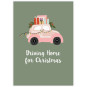 Kerstkaart - Driving home for Christmas 105x148mm