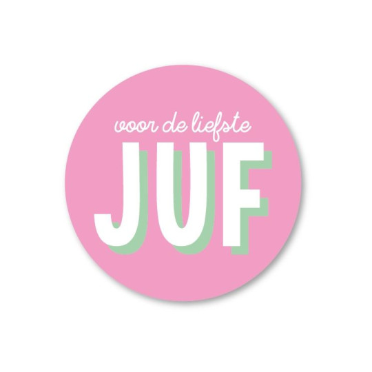 sticker liefste juf