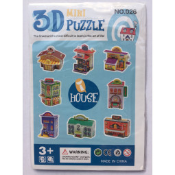 3d puzzel huis