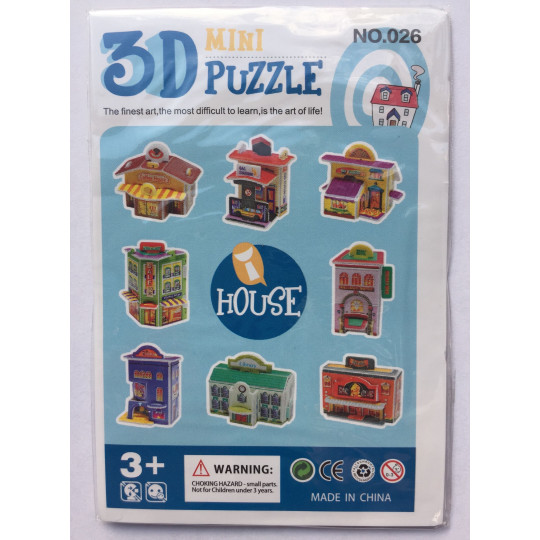 3d puzzel huis