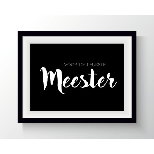 kaart leukste meester vm