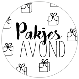 sticker pakjesavond