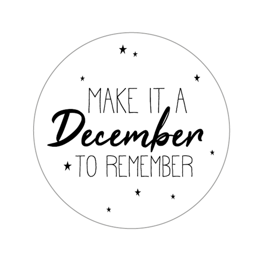 sticker remember december