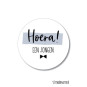 sticker jongen hoera