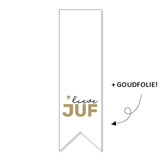 sticker vaantje lieve juf