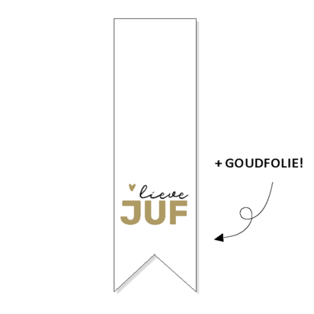sticker vaantje lieve juf