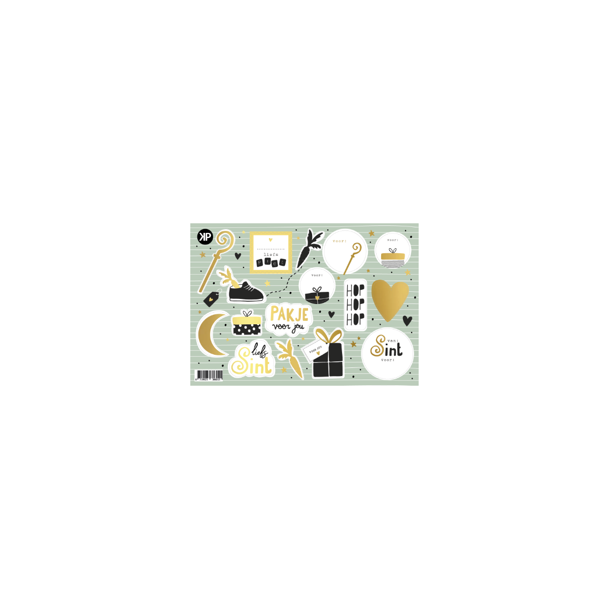 stickervel sinterklaas