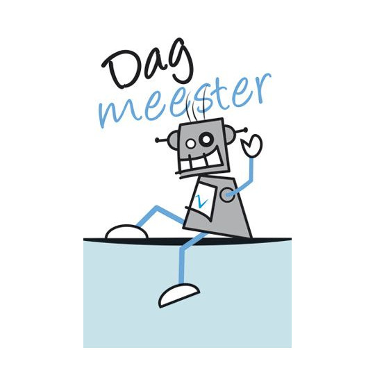 kaartje dag meester robot