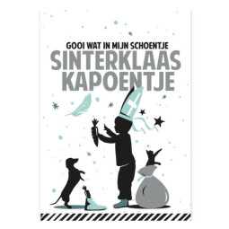 ansichtkaart sinterklaas jongen