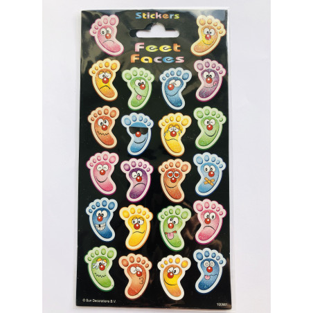 voet stickervel
