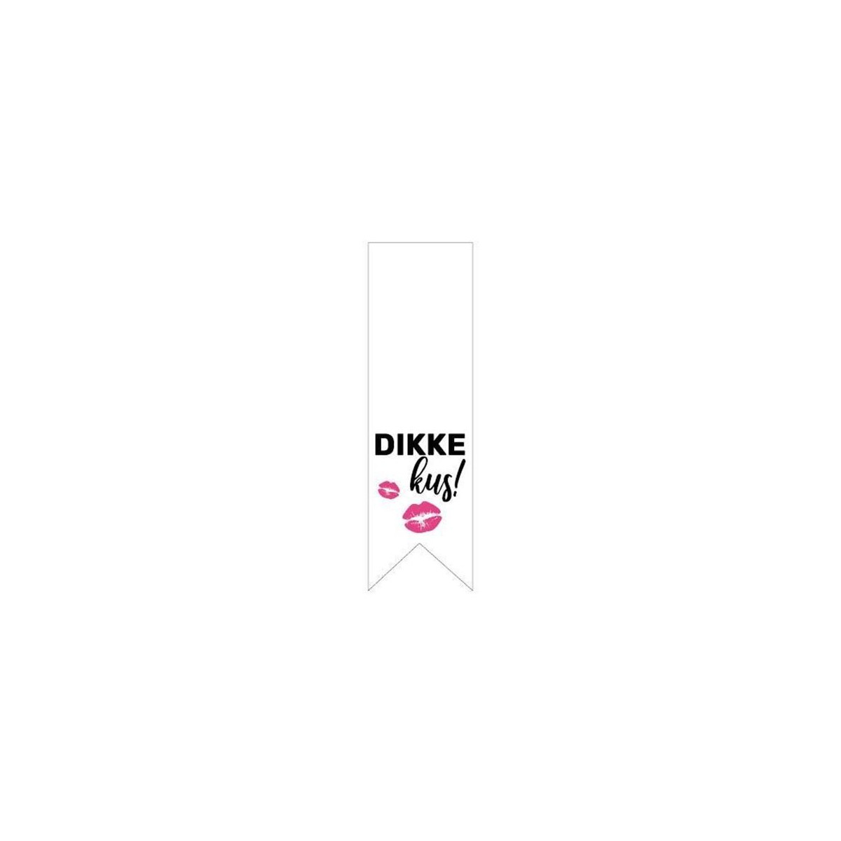 vaantje sticker dikke kus