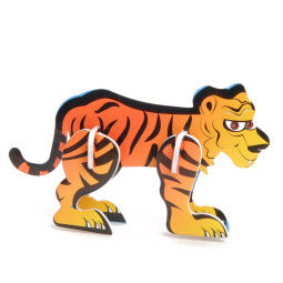 dieren puzzelkaart