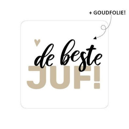 sticker beste juf