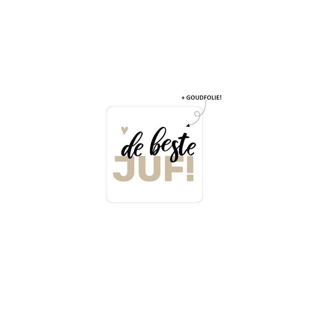 sticker beste juf