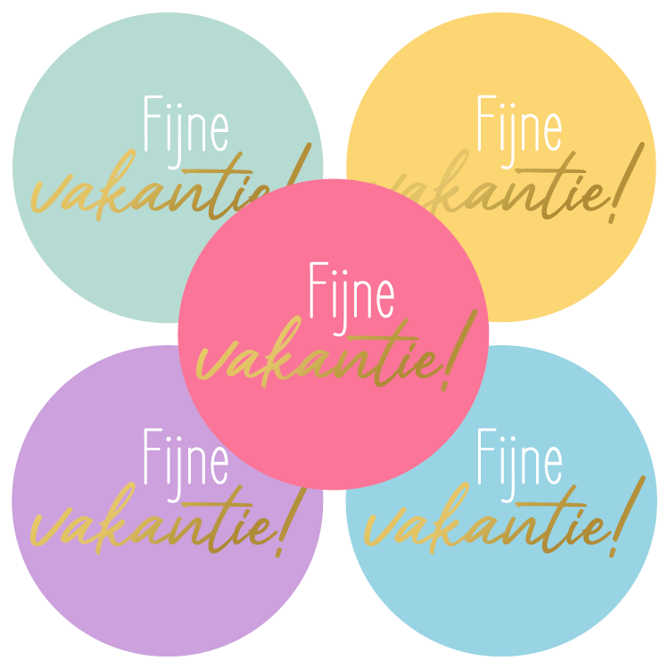 stickermix fijne vakantie