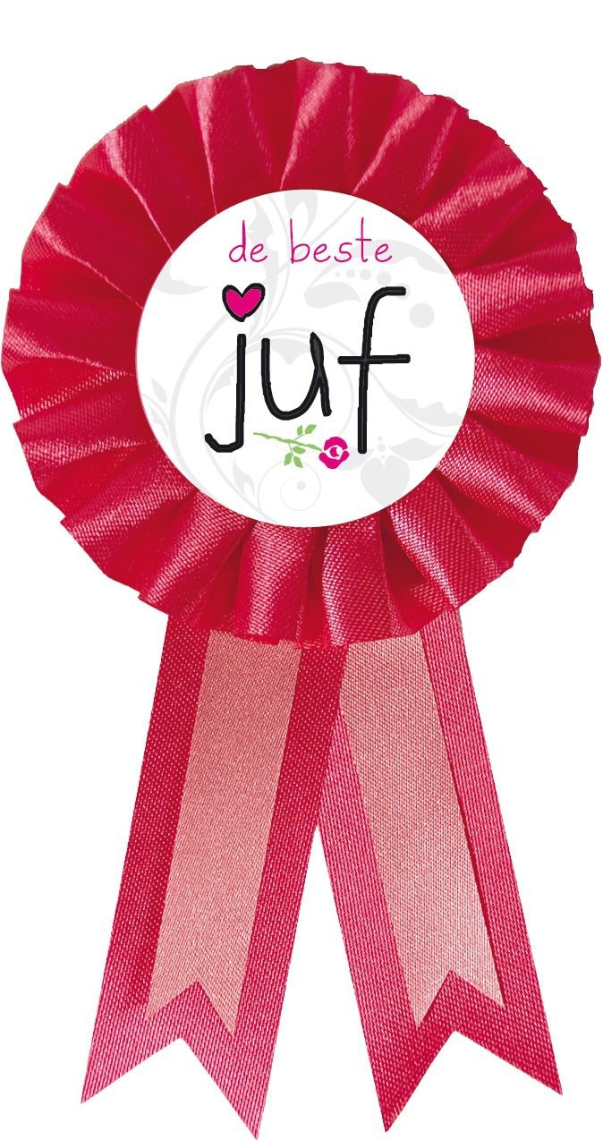 Rozet button 'de beste juf !'