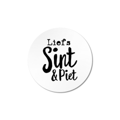 Sticker Liefs Sint & Piet 10 stuks (EG)