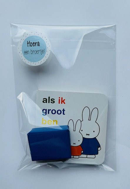 Geboortetraktatie - Nijntje leesboekje broertje