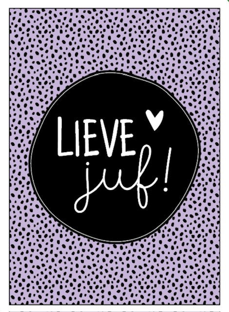 Kaart Lieve juf LIla (KP)