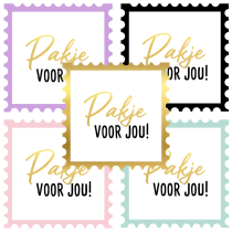 stickermix - postzegel pakje voor jou 10 stuks **
