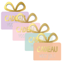 stickermix - Cadeau voor jou kadootje-vorm 12 stuks