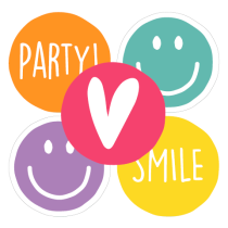 Stickermix Smile party 10 stuks