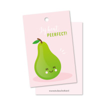 Kadolabel jij bent peerfect