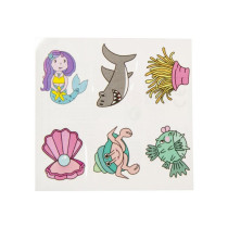 Zeedieren tattoo velletje