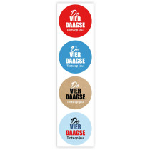 Stickermix De vierdaagse - trots op jou 35 mm 4 stuks