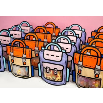 Traktatiezakje Schooltas Oranje